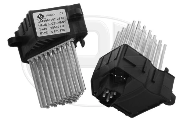 Resistor, interior blower