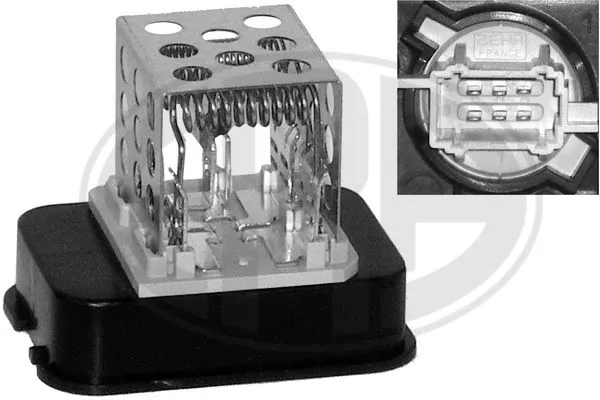 Resistor, interior blower