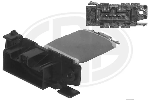 Resistor, interior blower