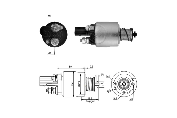 Solenoid Switch, starter