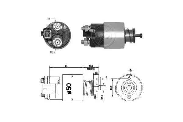 Solenoid Switch, starter
