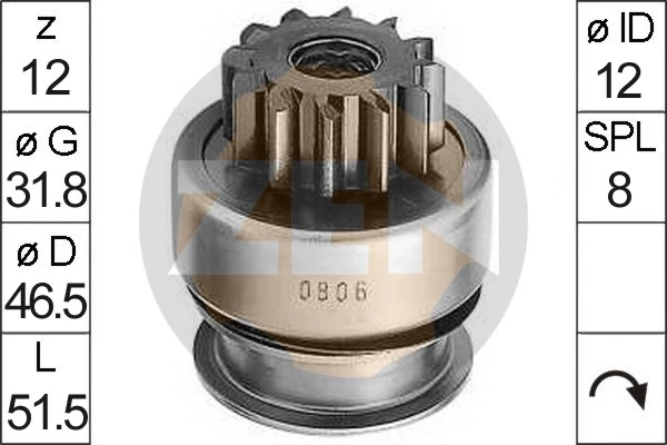 Freewheel Gear, starter