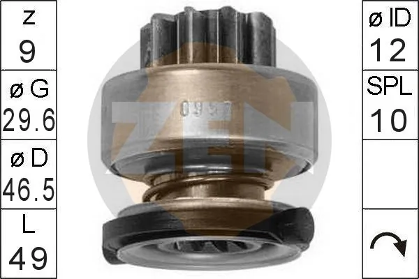 Freewheel Gear, starter