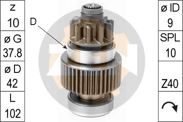 Freewheel Gear, starter