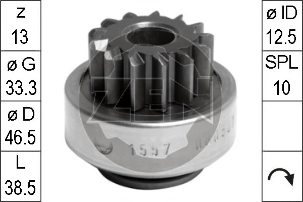 Freewheel Gear, starter