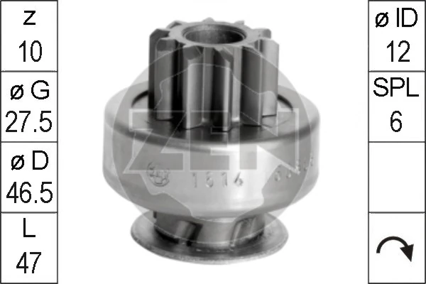 Freewheel Gear, starter