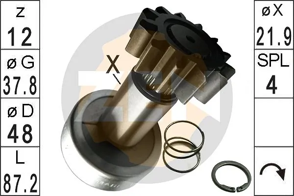 Freewheel Gear, starter