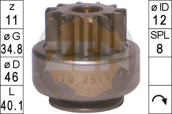 Freewheel Gear, starter
