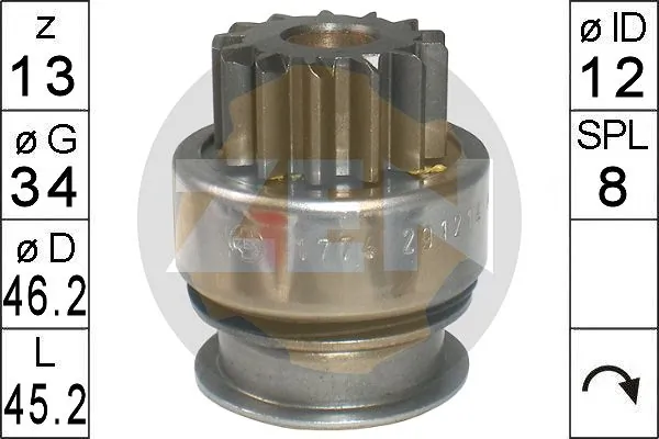 Freewheel Gear, starter