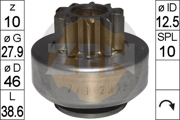 Freewheel Gear, starter