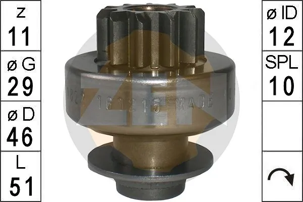 Freewheel Gear, starter