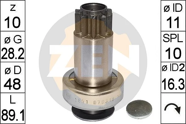 Freewheel Gear, starter