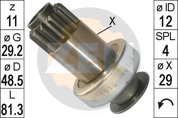 Freewheel Gear, starter