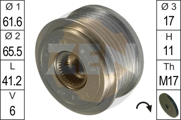 Alternator Freewheel Clutch