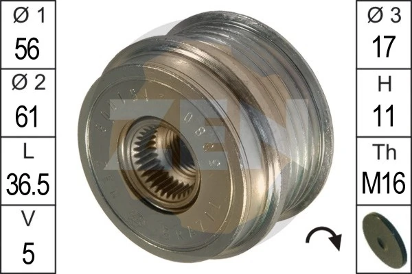 Alternator Freewheel Clutch