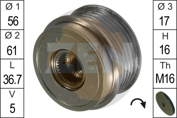 Alternator Freewheel Clutch