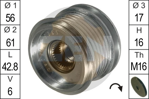 Alternator Freewheel Clutch