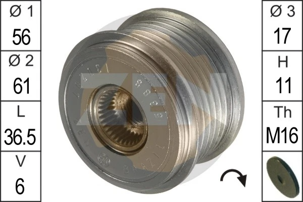 Alternator Freewheel Clutch