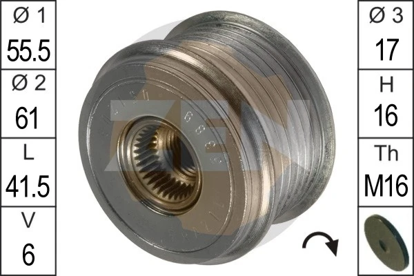 Alternator Freewheel Clutch
