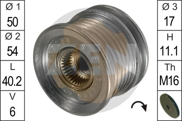 Alternator Freewheel Clutch
