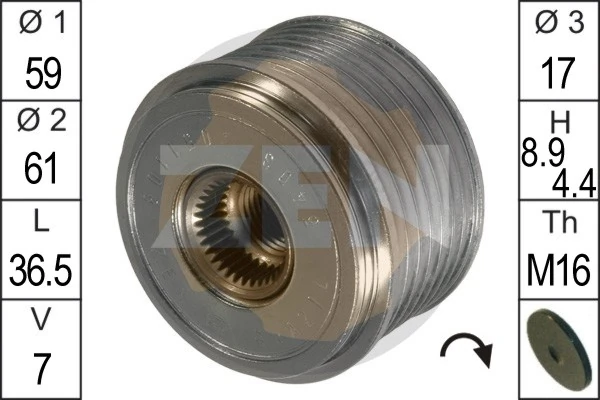 Alternator Freewheel Clutch