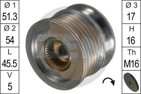 Alternator Freewheel Clutch