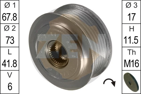 Alternator Freewheel Clutch