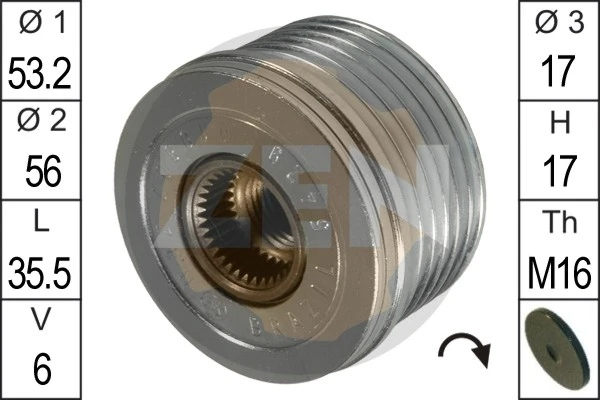 Alternator Freewheel Clutch