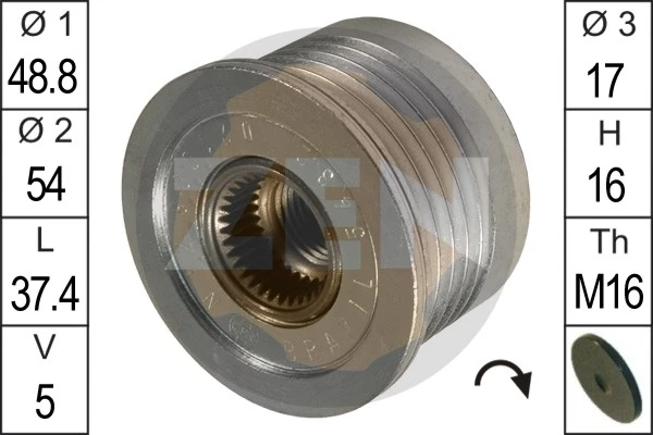 Alternator Freewheel Clutch