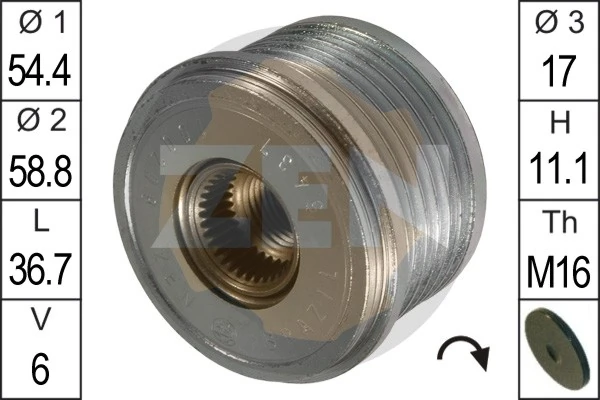 Alternator Freewheel Clutch