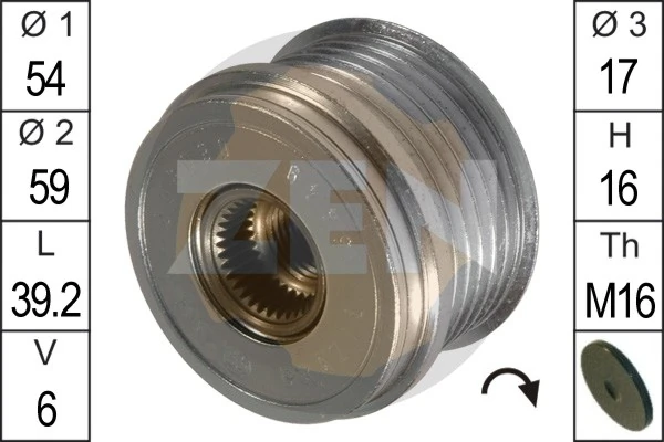 Alternator Freewheel Clutch