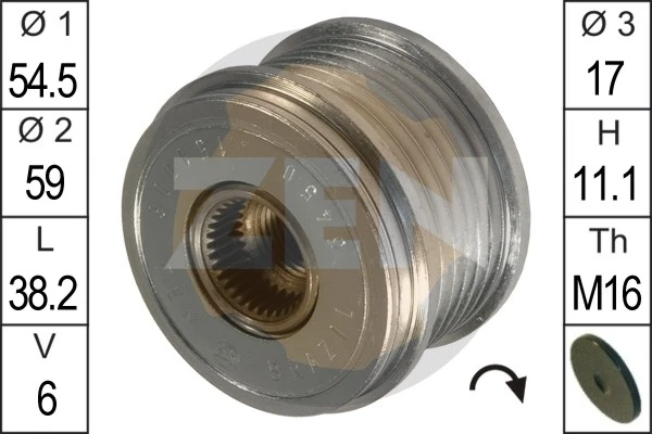 Alternator Freewheel Clutch