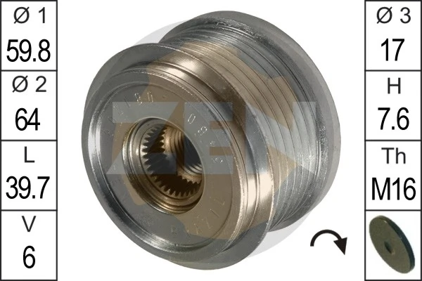 Alternator Freewheel Clutch
