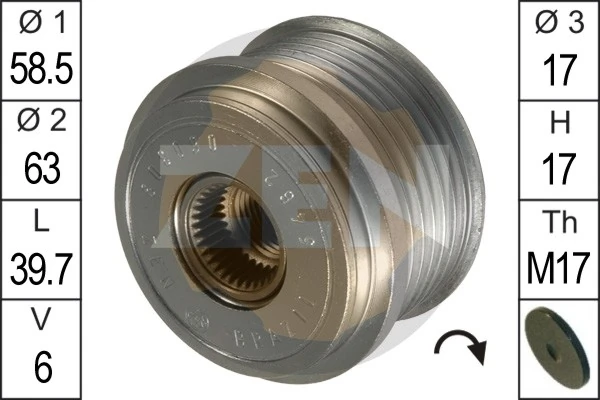 Alternator Freewheel Clutch