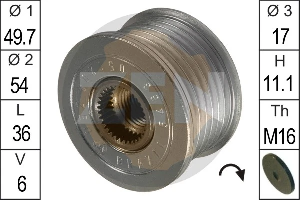 Alternator Freewheel Clutch