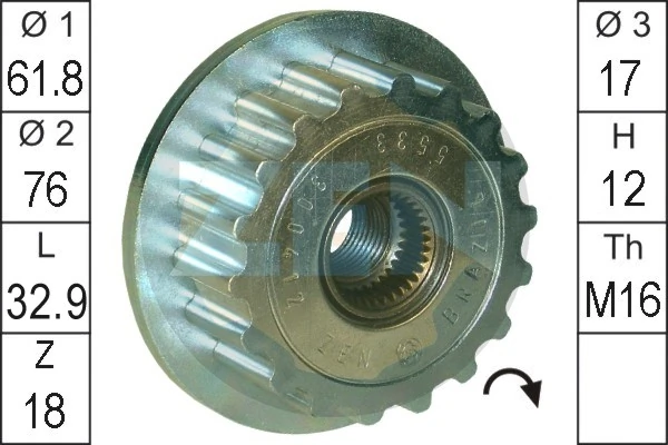 Alternator Freewheel Clutch