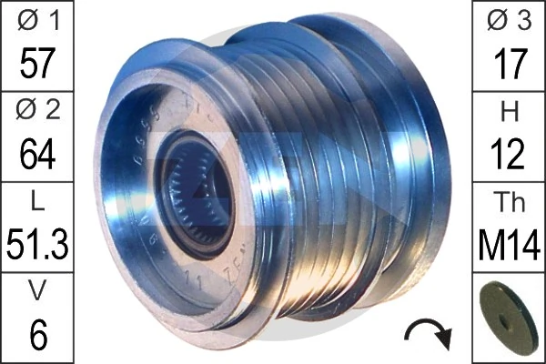 Alternator Freewheel Clutch