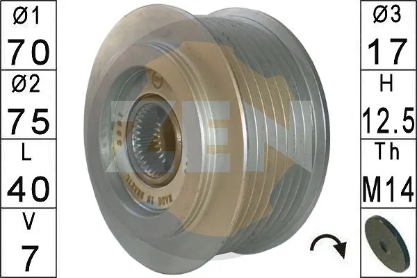 Alternator Freewheel Clutch