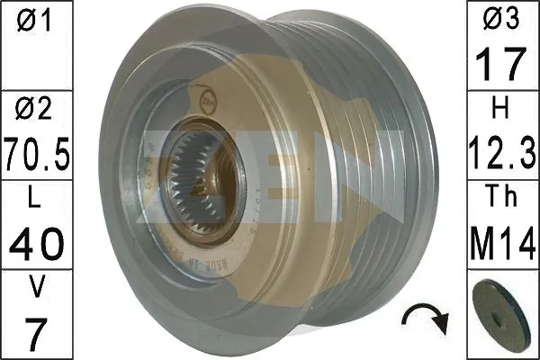 Alternator Freewheel Clutch