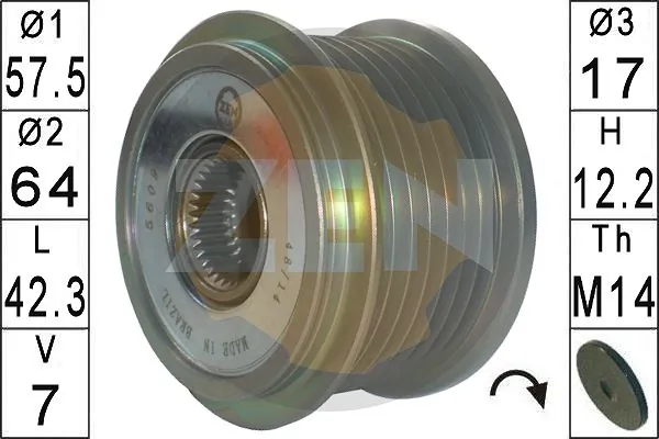 Alternator Freewheel Clutch