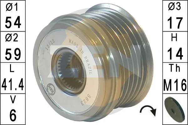 Alternator Freewheel Clutch