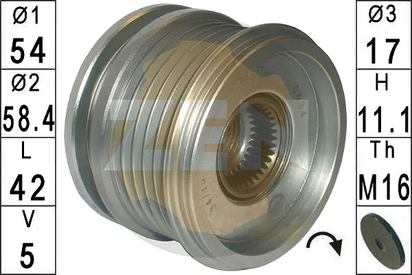Alternator Freewheel Clutch