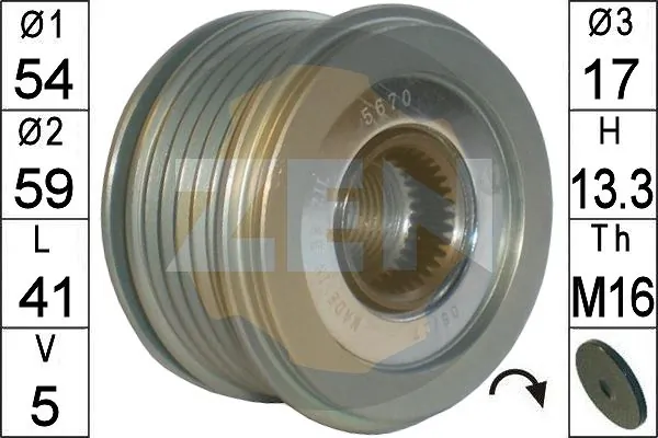 Alternator Freewheel Clutch