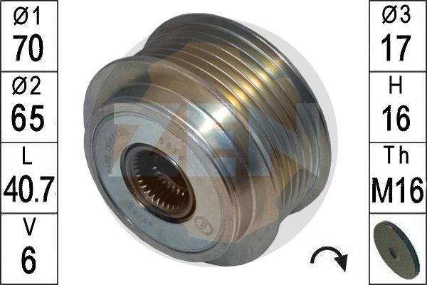 Alternator Freewheel Clutch