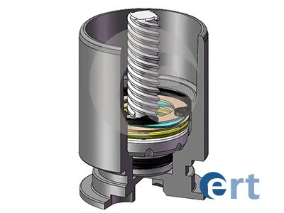 Piston, brake caliper