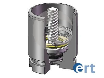 Piston, brake caliper
