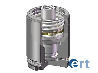 Piston, brake caliper