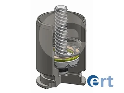Piston, brake caliper