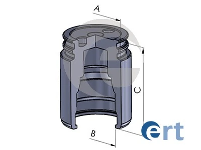 Piston, brake caliper