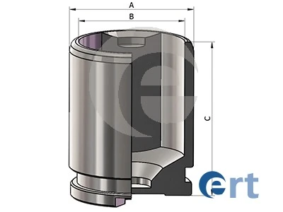 Piston, brake caliper